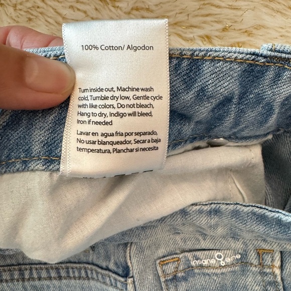 Insane Gene You are Mine High Rise Super Wide Leg Jeans 7/27 - Picture 7 of 13